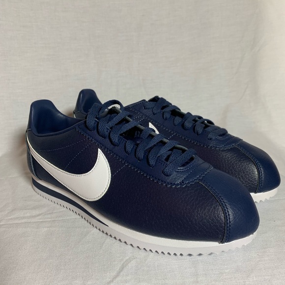 navy cortez shoes